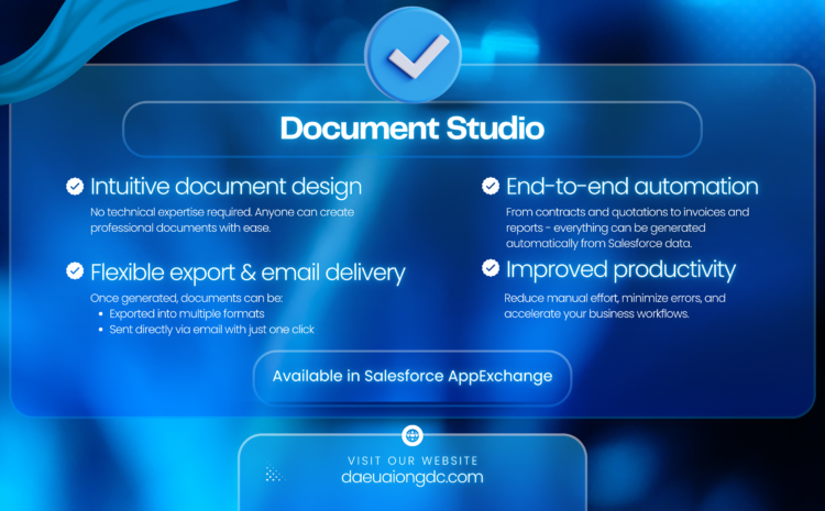  Document Studio – A smarter way to automate your documents